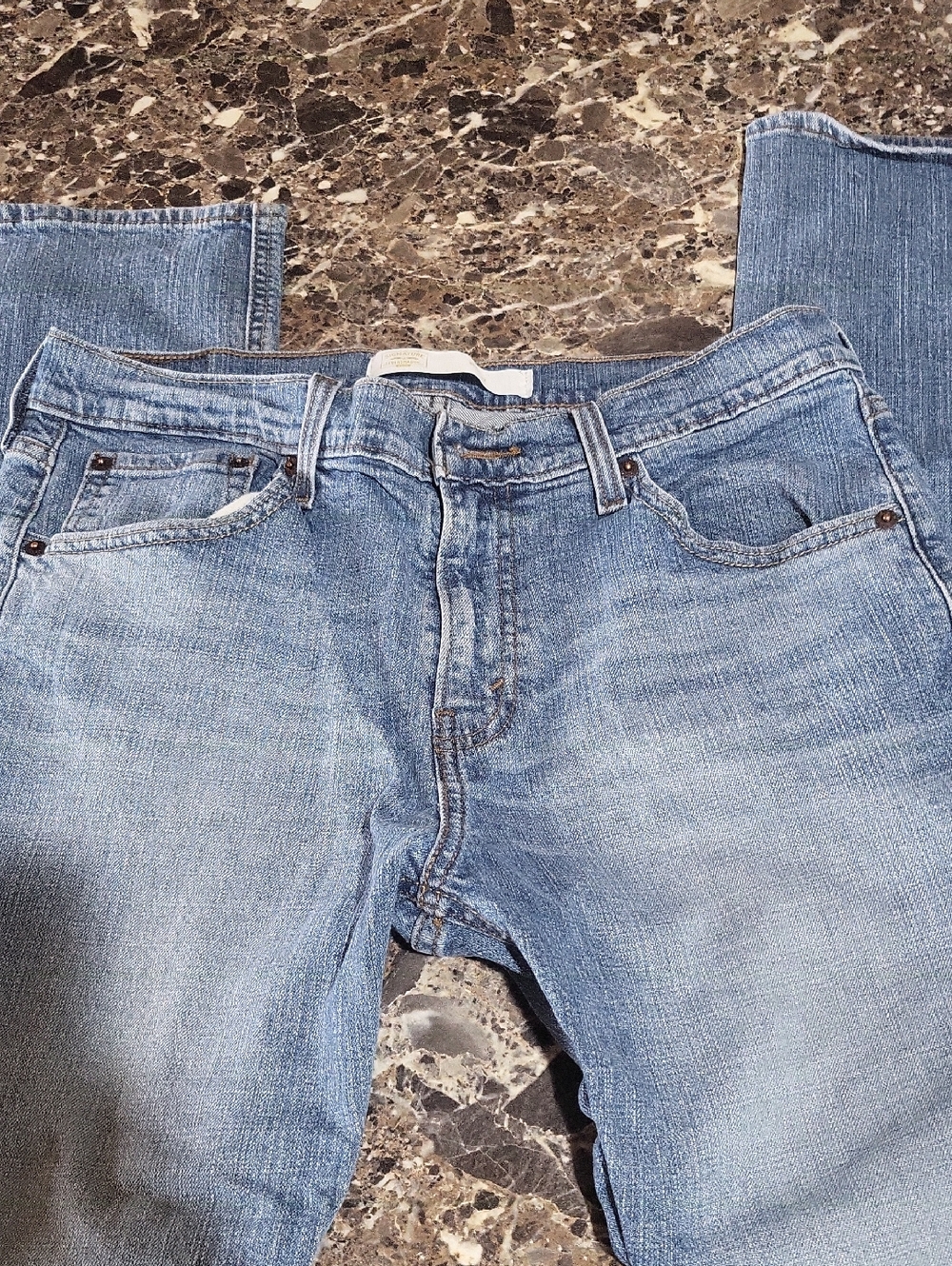 Signature by Levi Strauss Faded Blue Straight Jeans